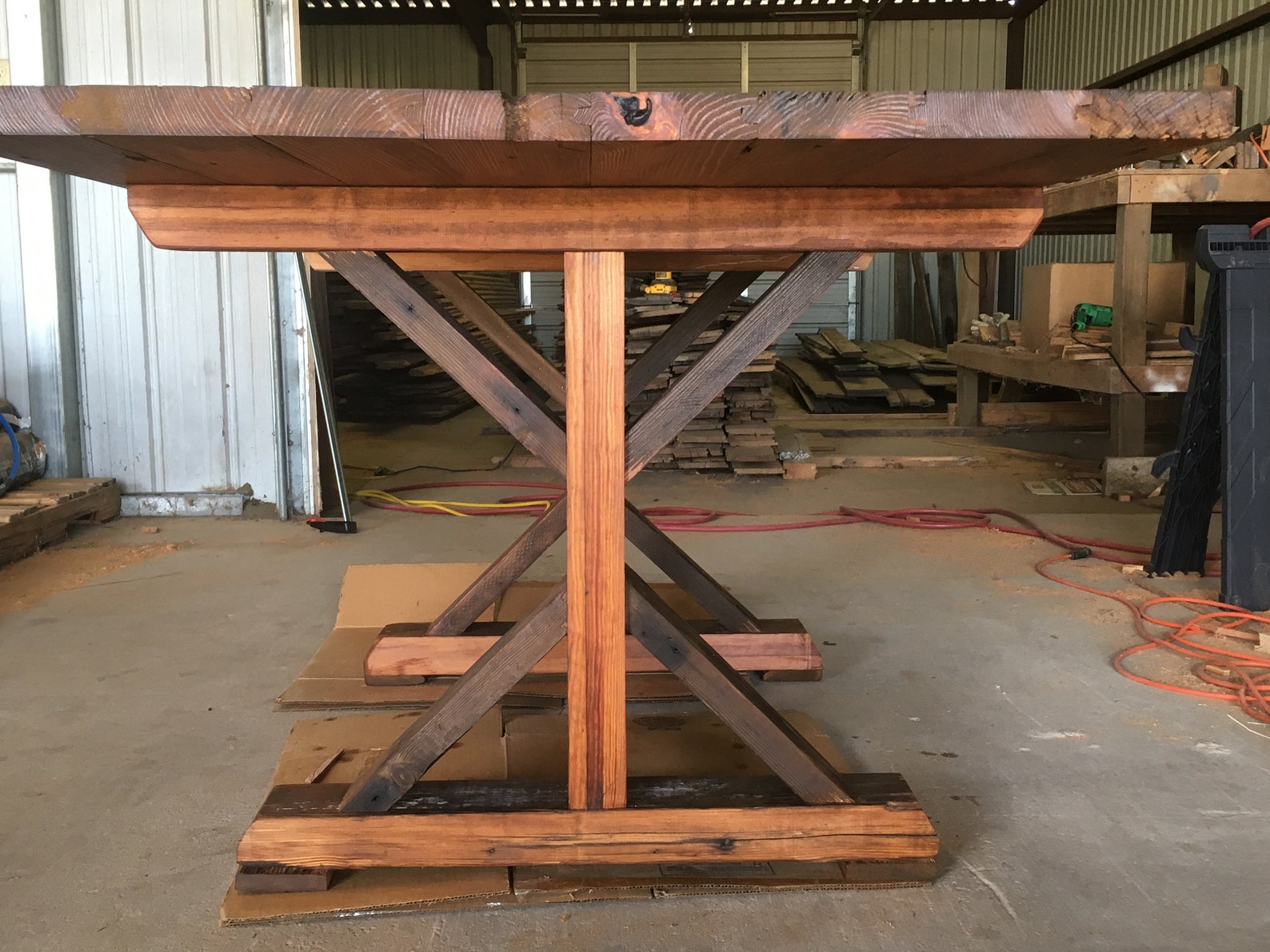 Reclaimed Wood Dining Room Tables Etsy