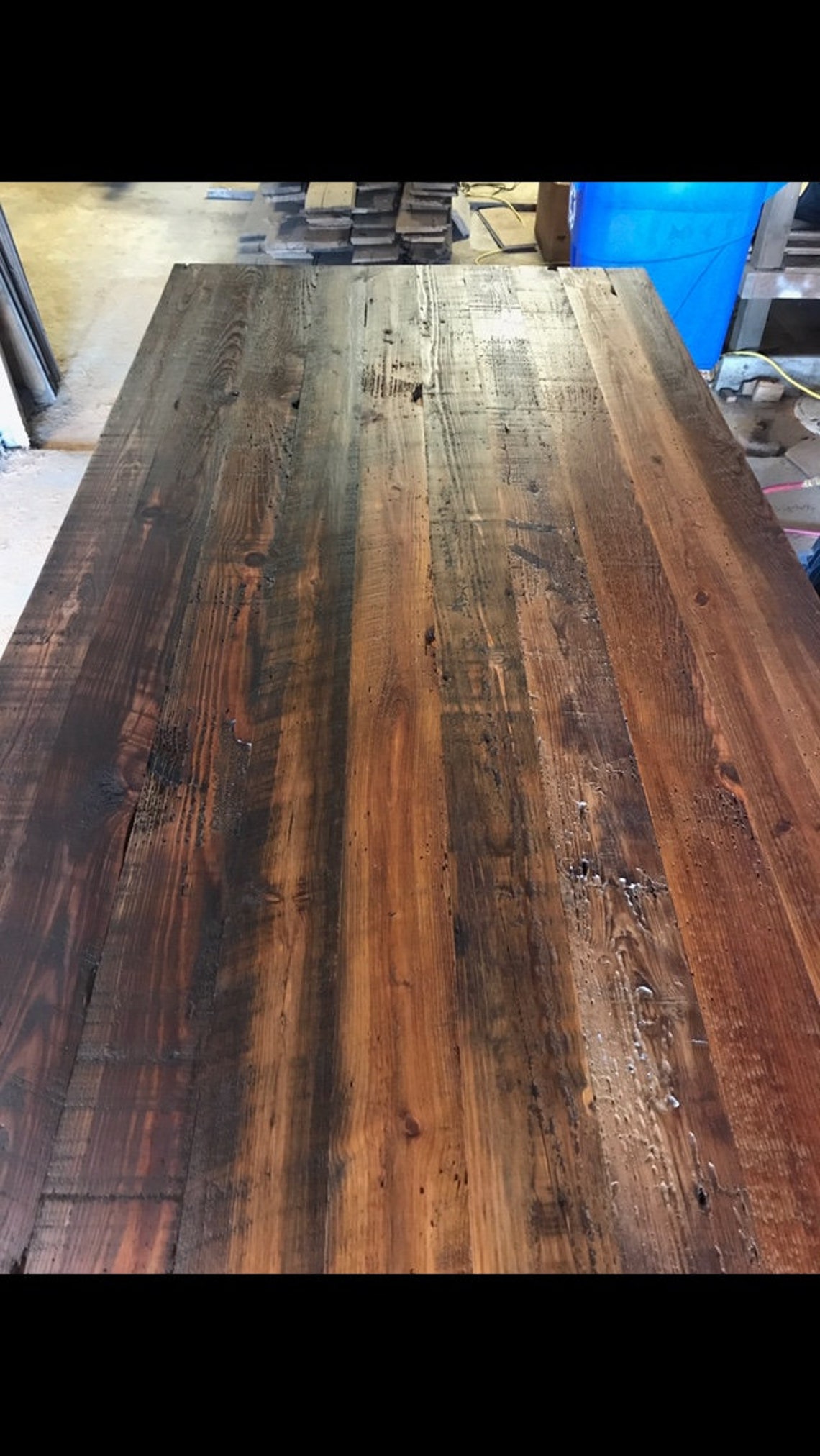 Reclaimed Wood Dining Room Tables Etsy
