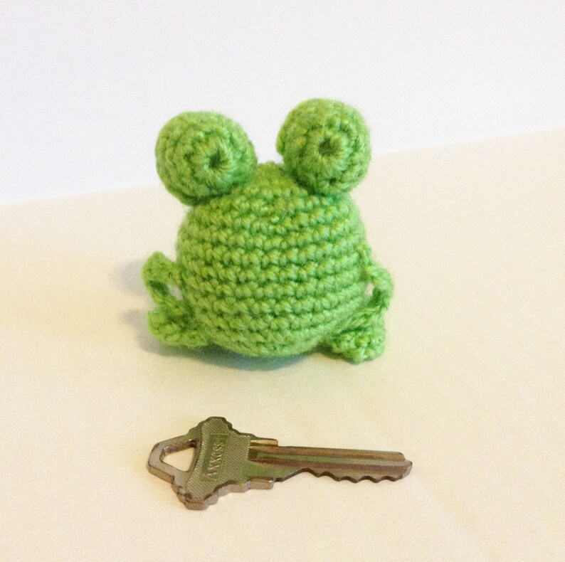 Stuffed Frog Keychain Charm / Zipper Pull / Backpack Charm Etsy