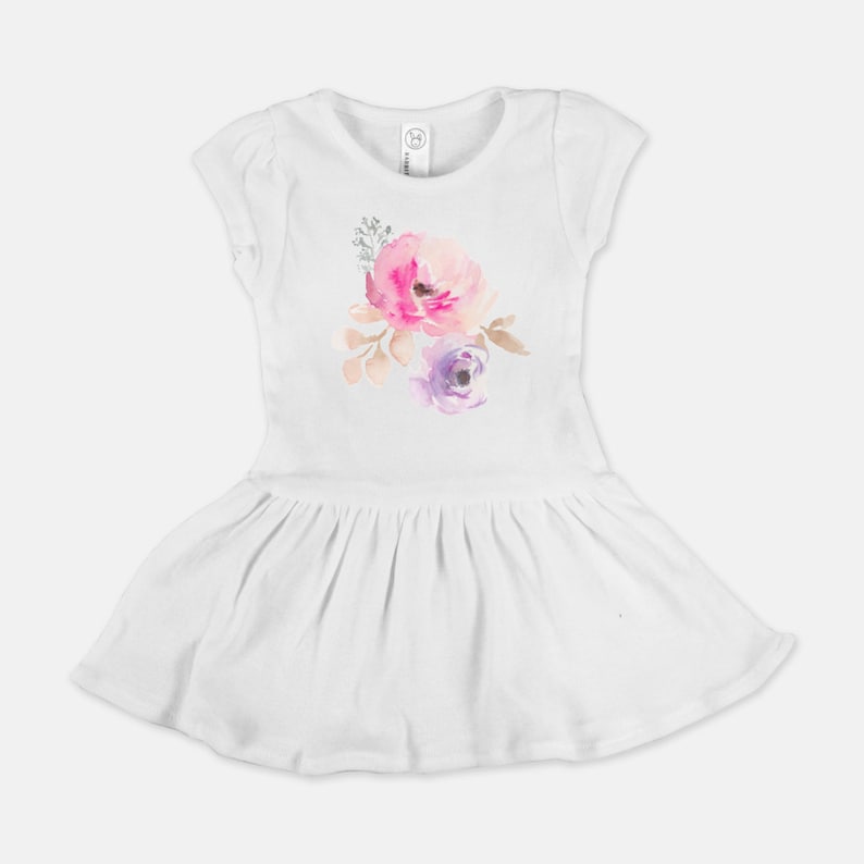 Gold Foil Dress Princess Sleeves Gold Print in Script Little Princess Dress White Dress Baby Girl Dress Toddler Ruffled Dress