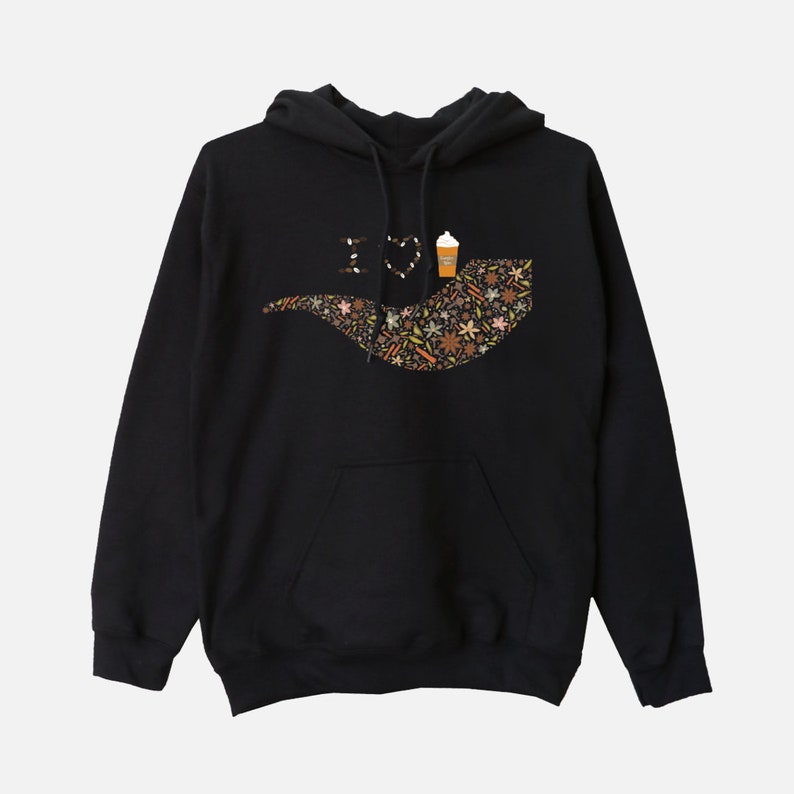 Womens Sweatshirt Pumpkin Spice Latte Sweatshirt, Pumpkin Sweatshirt Fall Shirt Womens Hoodie Coffee Hoodie