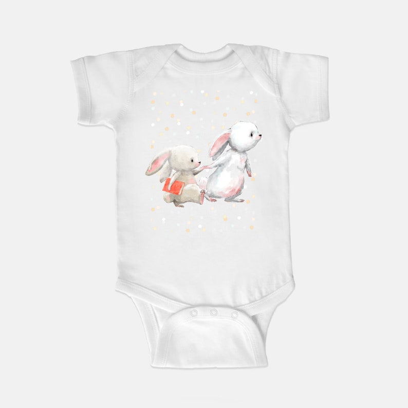 Baby Bodysuit one piece onesie Pastel Ladybugs mint pink newborn infant New Mom Christening Shower Birthday Christmas mothers Bris