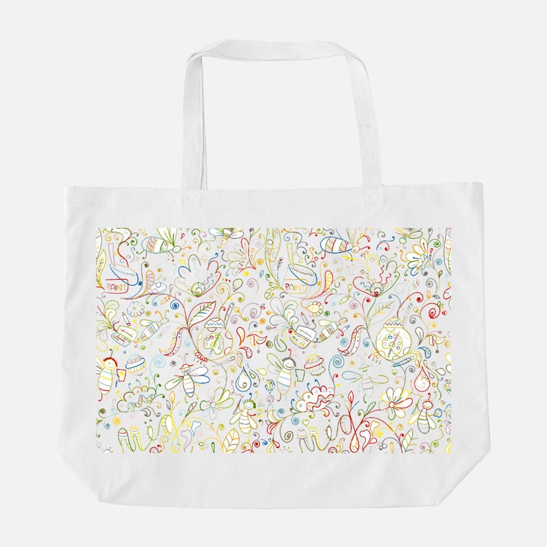 Extra Large Tote Bag Women Girls Bat Mitzvah Baby Shower Yoga Teacher Art Bachelorette favors party Wedding purse carrier Wine housewarming