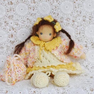 26cm doll, 10inch doll, Waldorf doll,  handmade doll, soft toy, collectible doll, comfort doll, wool doll, gift