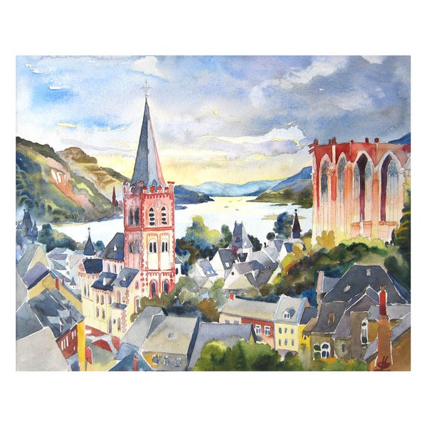 German Landscape Etsy