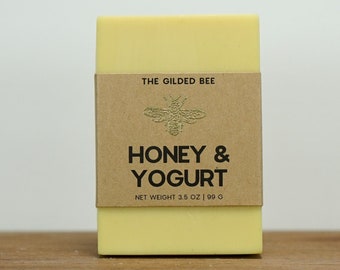 Honey & Yogurt Handmade Soap | Soap for Hands, Feet and Body | Soap for Men/Women | Organic Soap for Him and Her | Mother's Day Gift Soap