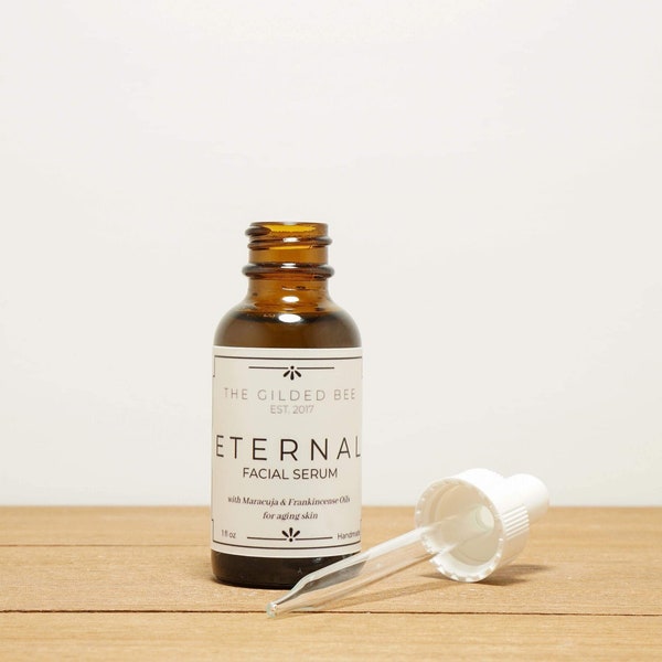 Eternal Facial Serum | Daily Skin Serum | Natural Skincare | Frankincense Clary Sage Lime Oil | Aging Skin Cleansing Skincare