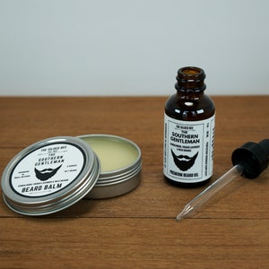 The Southern Gentleman Beard Care Set | Beard Oil | Beard Butter | Beard Balm | Gift Set for Men/Him | Gift Box for Men | Holiday Gifts