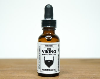 The Viking Beard Oil | Premium Beard Oil | Spruce Beard Oil | Pine Beard Oil | Beard Oil for Men's Grooming