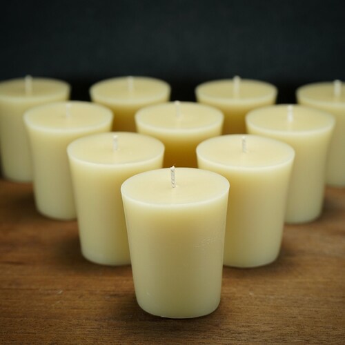 Beeswax Votive Candles BULK Set of 30 / 100 NATURAL Etsy