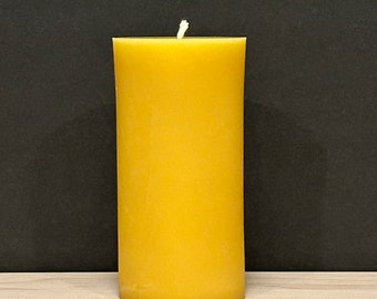 100 Hour Beeswax Pillar Candle | Unscented Beeswax Pillar Candle Gift Set | Pillar Candle Set | Candle Set | Mother's Day Candle Gift Set