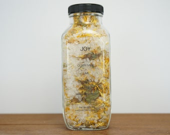 Joy Bath Soak | Epsom Salt Bath Soak | Bath Salts | Calendula Bath Soak | Lime & Clary Sage | Bath Minerals