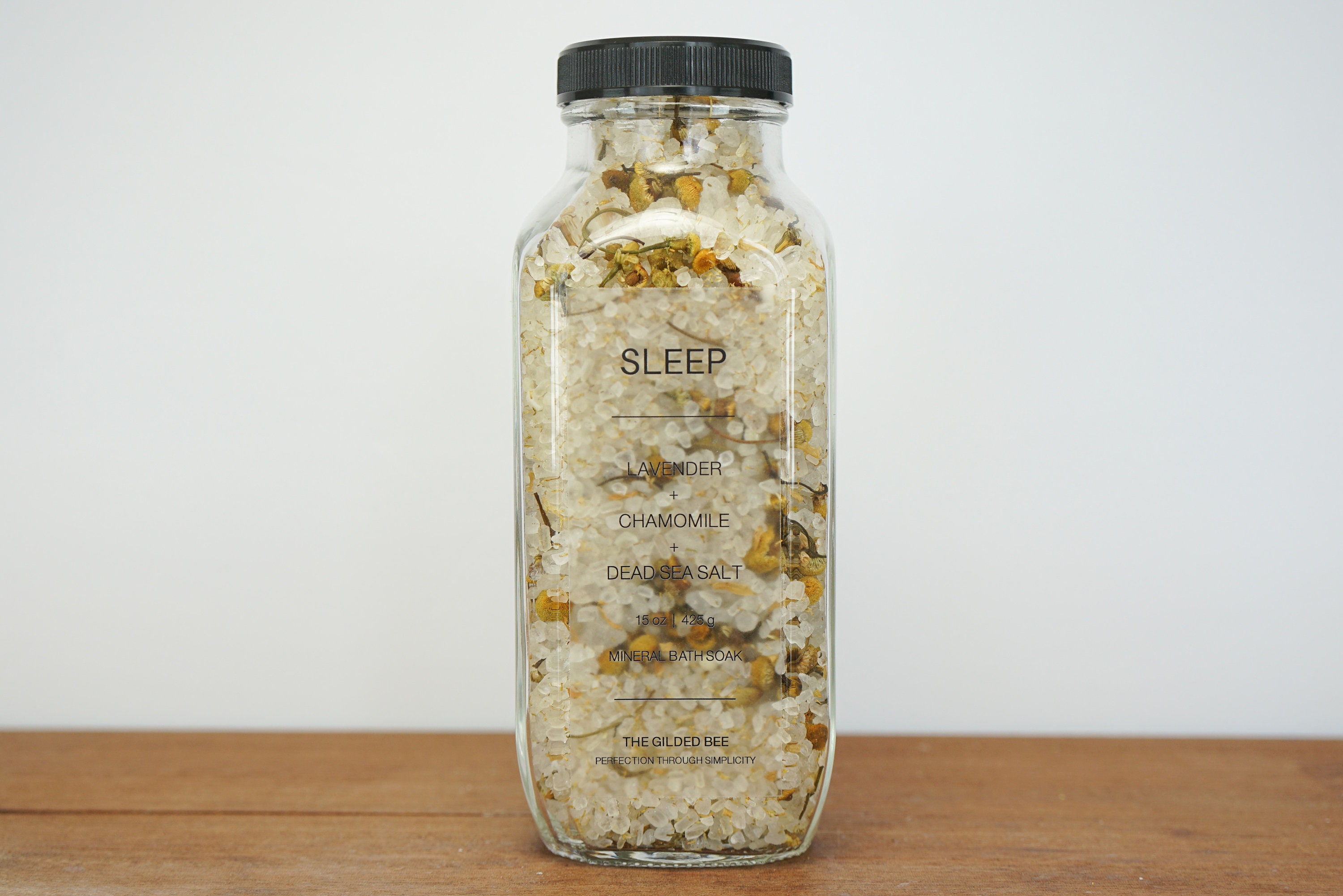 Sleep Bath Soak | Dead Sea Salt | Epsom Salt | Chamomile Flower | Lavender Oil | Calming Bath Soak | Essential Oils
