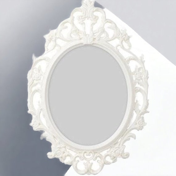 New IKEA UNG DRILL 14743 Large Ivory-white Ornate Victorian Look New IKEA UNG DRILL 14743 Large Ivory-white Ornate Victorian Look