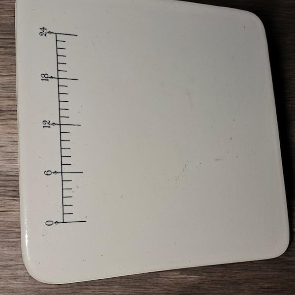 Antique Porcelin Pill Tile Slab Apothacary Druggist Pharmacist Cauldon England
