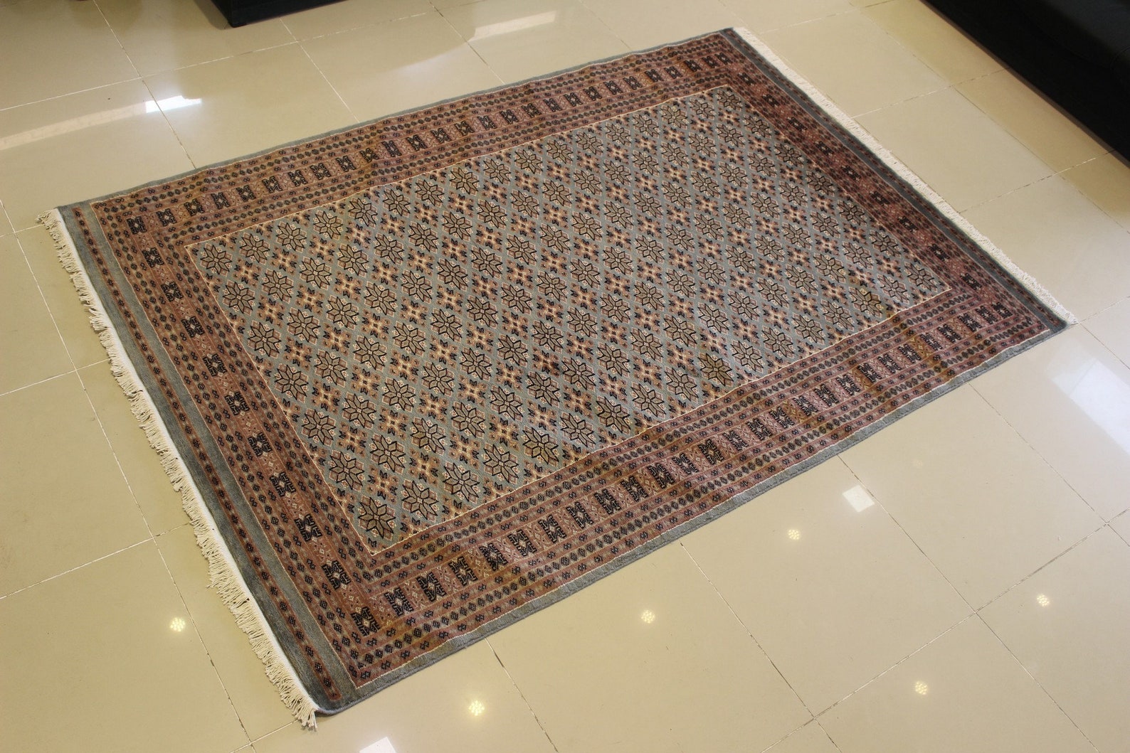 2'6 x 10'2 Pak Mori Bokhara Area Rug with Wool Pile - | a