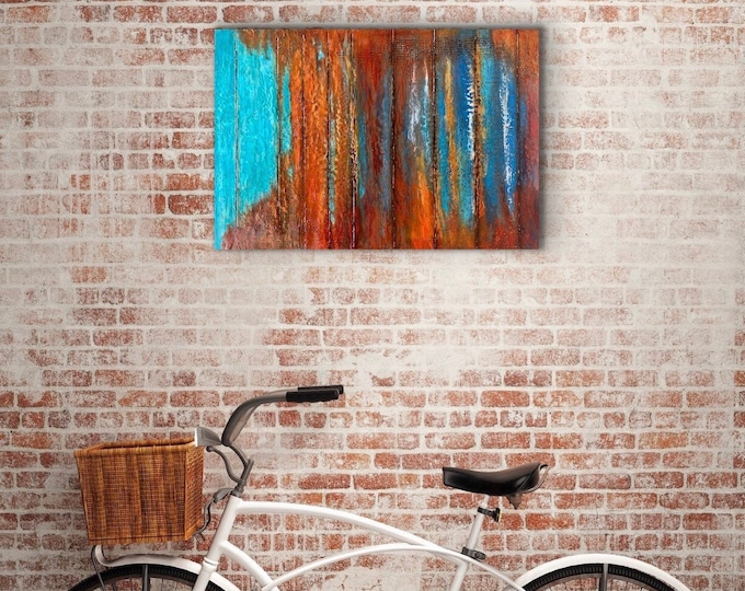 Original, Encaustic, Landscape,  titled "My True Colors"   / Artist Nikki Bruchet