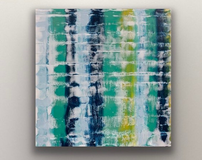 Original encaustic titled “Repetition"   / Artist Nikki Bruchet