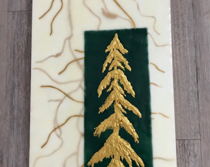 Encaustic titled "The Strength in Roots”/ Artist Nikki Bruchet