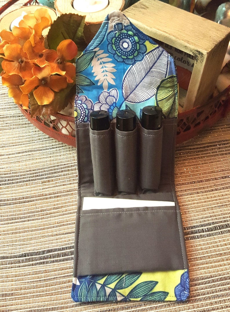 essential oil travel roller bottle bag essential oil gift 3 bottle Essential Oil storage essential oil case roller bottle pouch