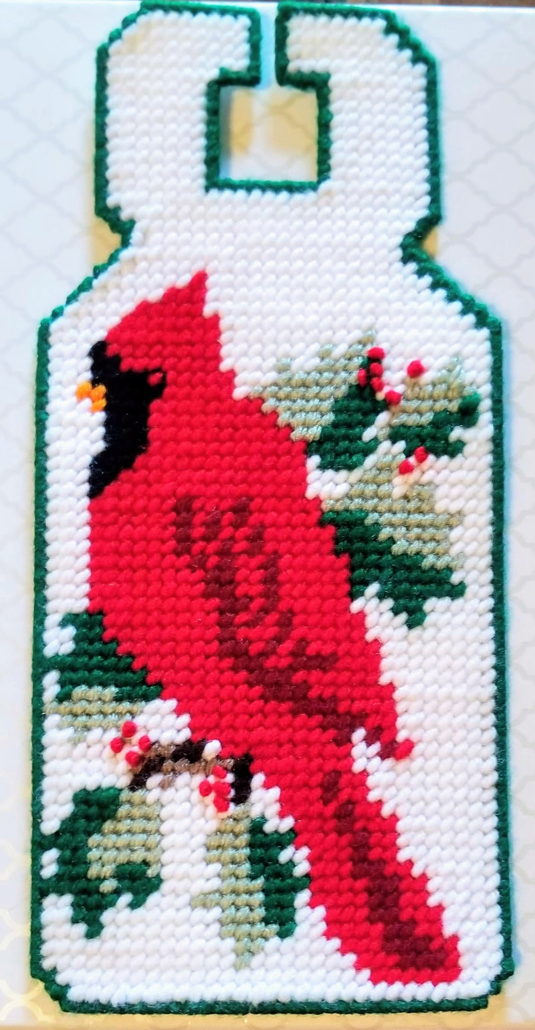 Plastic Canvas Door Hanger January Etsy