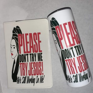 Personalized notebook & Tumbler