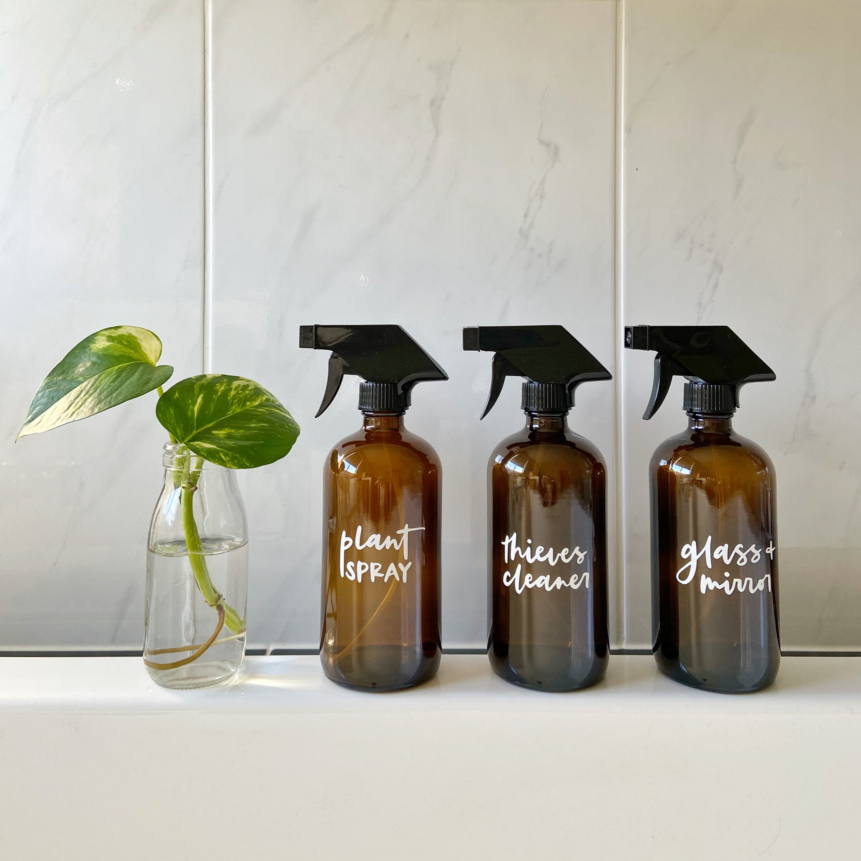 Spray Bottle Labels / Bulk Buy Set of 3 5 10 15 20 / Etsy Australia