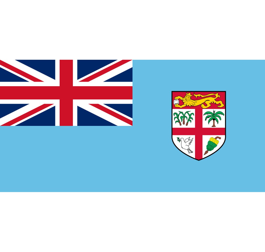 Fiji Flag and Coat of Arms SVG PNG . Fijian Oceania Country - Etsy ...