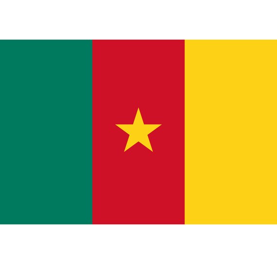 Drapeau Du Cameroun Et Png Svg Armoiries Cricut Imprimable En Etsy