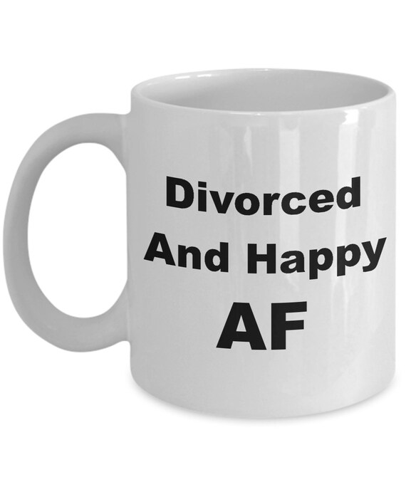 Divorced AF Coffee Mug Gifts for Divorced Women Divorce Gifts for Him Funny Divorce Gifts