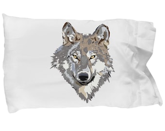 wolf pillow case