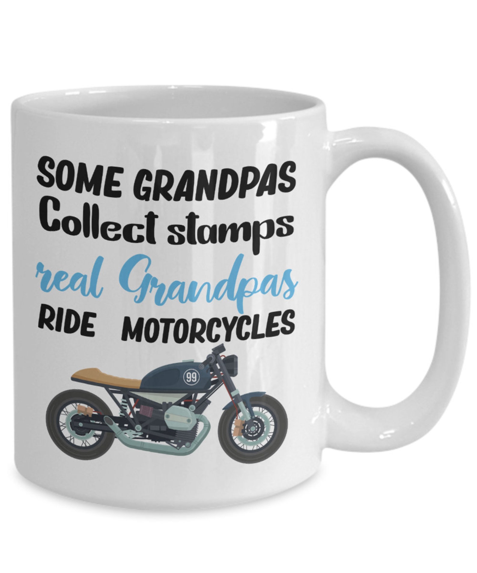 Biker Grandpa Mug, Motorcycle Grandpa Mug, Grandpa Biker, Funny Grandpa