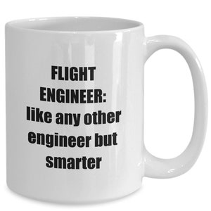 Funny Flight Engineer Mug, Sarcastic Engineering Coffee, Tea Cup Gift Idea