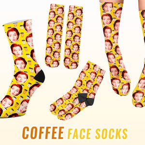 Personalized Drinks Face Sock image 3