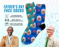 Personalized Father's Day Face Sock product logo