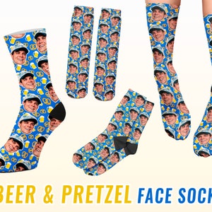 Personalized Drinks Face Sock image 4