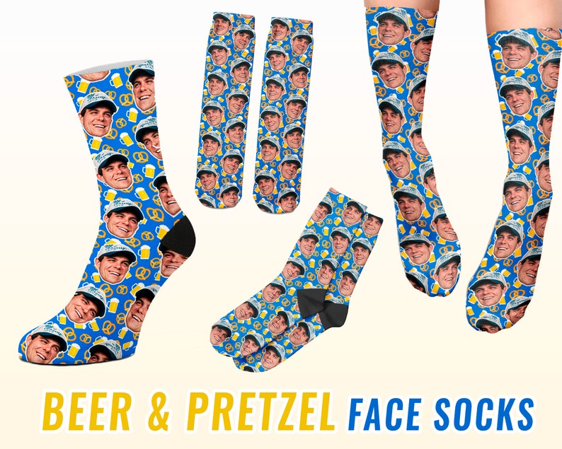 Personalized Drinks Face Sock image 4