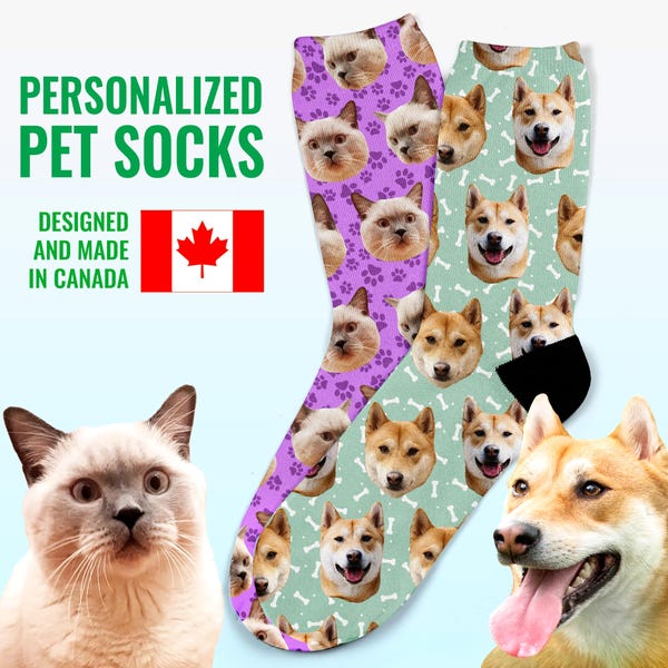 Personalisierte Haustier Socken