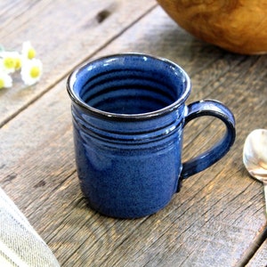 Coffee mug – Pottery medium straight coffee mug, 350 ml pottery mug, Coffee cup, Tea cup, Ceramic, Stoneware, Handmade, Wheel thrown