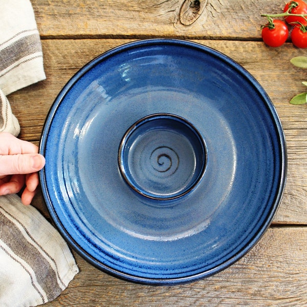 Pottery Chip and Dip Etsy