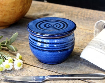 Butter dish – Pottery French butter dish, 1/2 cup butter keeper, Butter crock, Butter dish, Ceramic, Stoneware, Handmade, Wheel thrown