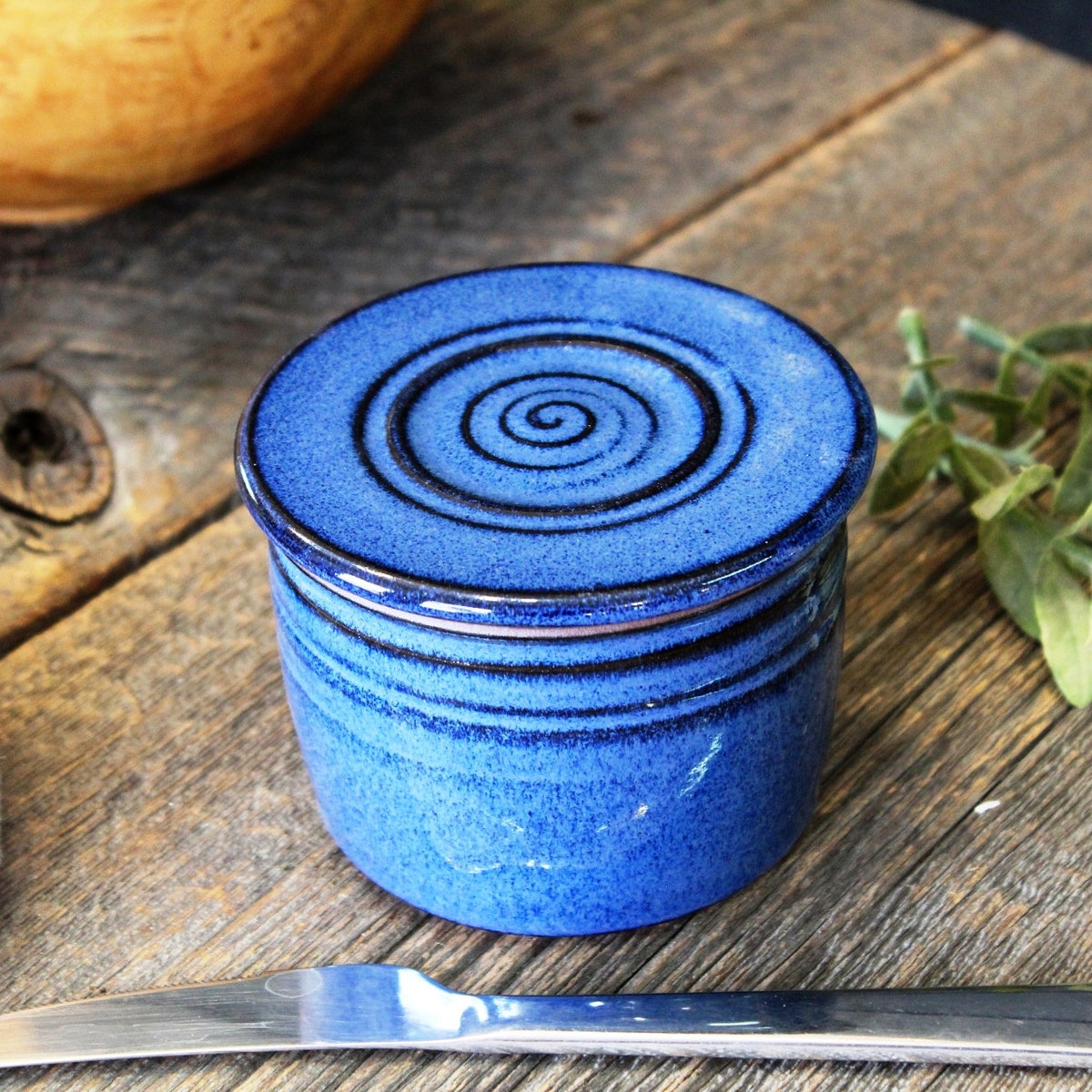 Butter Dish – Pottery Straight French Butter Dish, 1/2 Cup Butter Keeper, Butter Crock, Ceramic, Stoneware, Handmade, Wheel Thrown - Etsy