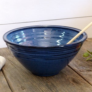 Mixing bowl – Pottery large mixing bowl, 3 L ceramic dish, Fruit bowl, Salad bowl, Serving dish, Ceramic, Stoneware, Handmade, Wheel thrown