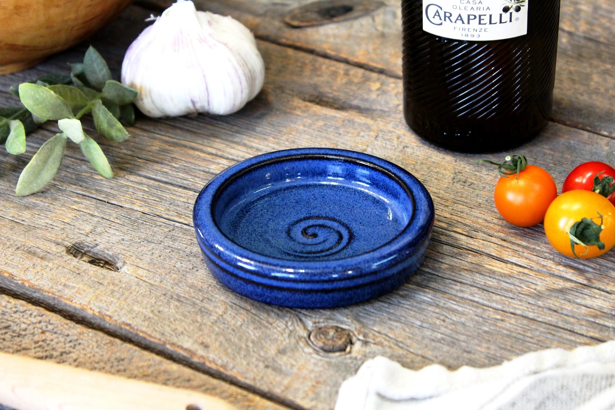 Coaster – Pottery small coaster, Pepper mill coaster, Olive oil cruet coaster, Candel holder, Ceramic, Stoneware, Handmade, Wheel thrown