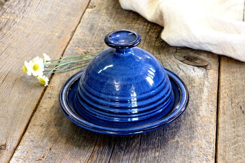Butter Dish Pottery Butter Keeper 1/3 Canadian Brick Butter Etsy
