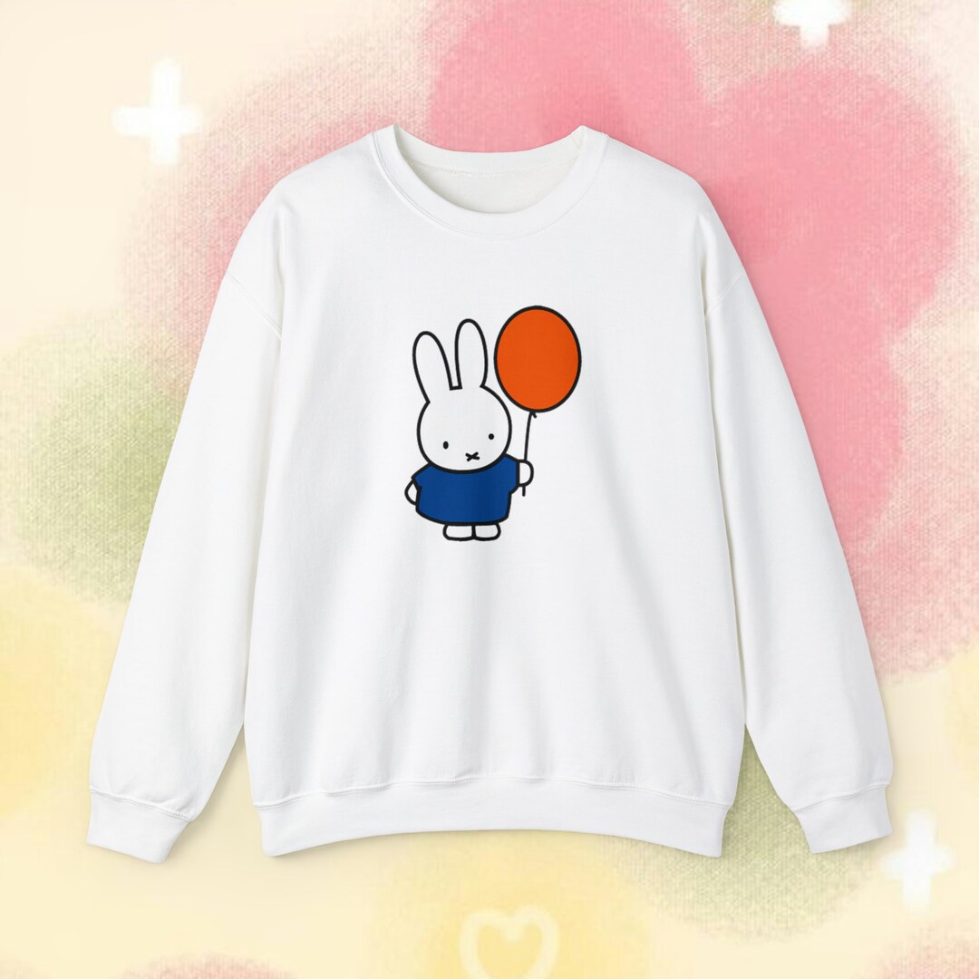 Miffy Balloon Crewneck Sweatshirt - Etsy UK