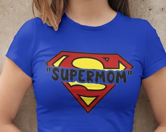 Super Mom T Shirt - Etsy