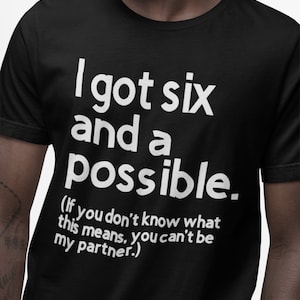 Schoppen - Six and A Possible-T-shirt/Spades-T-shirt/Game-avond-T-shirt/