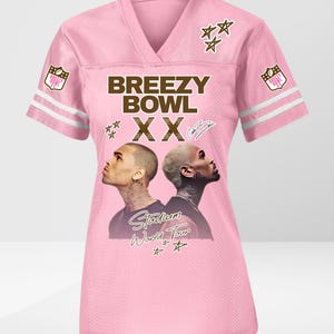 Pink Breezy Bowl XX Women&#39;s Jersey – Limited Edition Fan Drop (S–4XL)