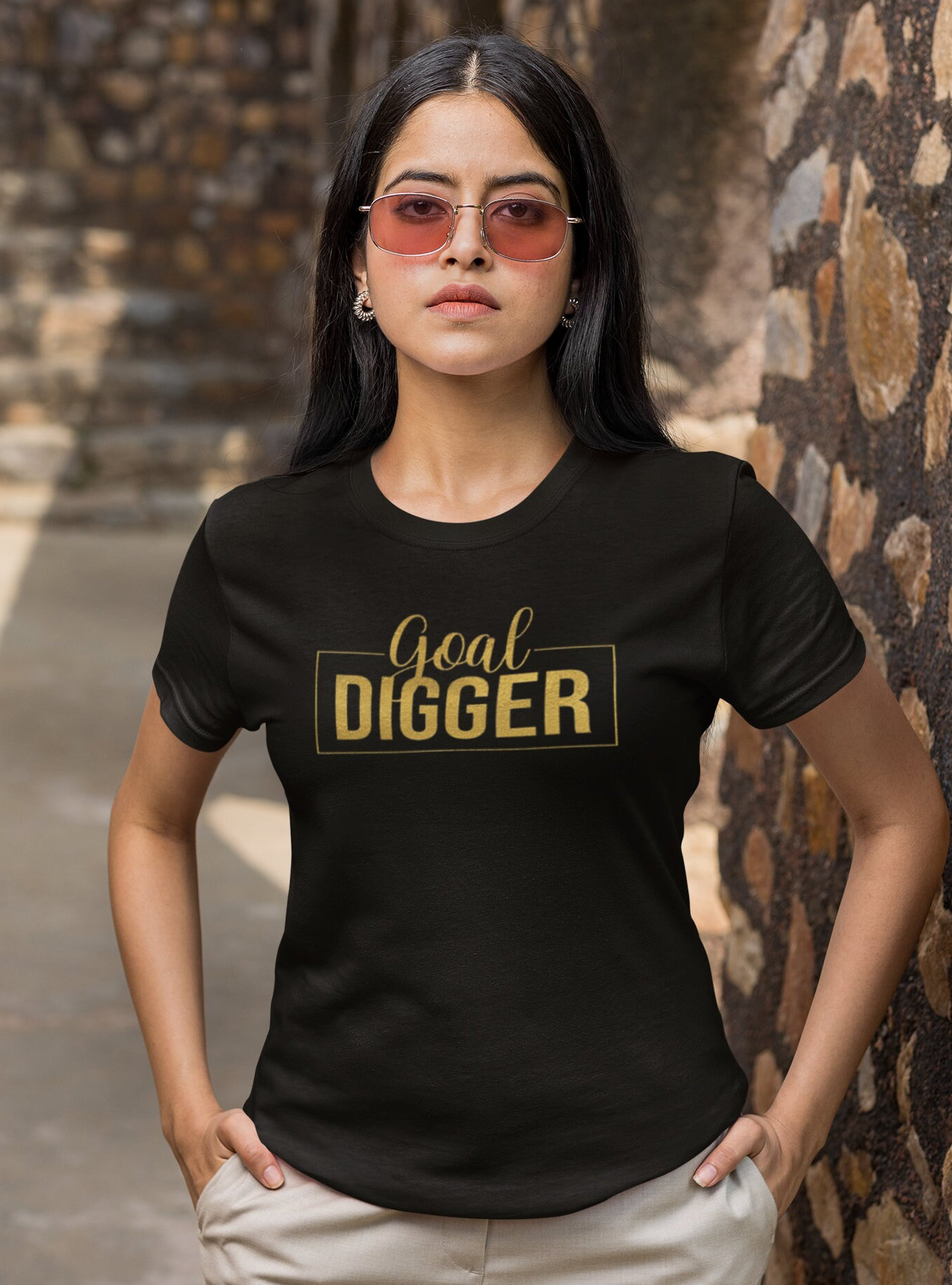 spids Generalife mager Goal Digger T-shirt/Goal Digger - Etsy 日本